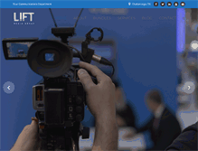 Tablet Screenshot of liftmediagroup.com
